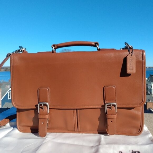 Vintage Coach Trader Brief Case, USA - Picture 4 of 16